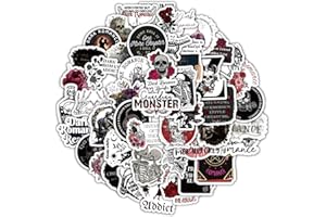 Kabwea 120 Pegatinas de Libro de Romance Oscuro, Bookish y Halloween para Kindle - Dark Romance