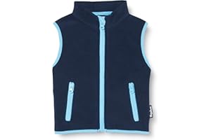 Playshoes Fleece-Weste Farbig Abgesetzt Veste sans Manche Mixte Enfant