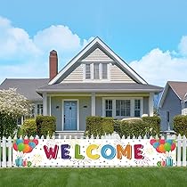 Décorations De Fête « Welcome Home » - Or Rose - Bannière De Ballons « Welcome Home » - Fournitures De Décoration De Fête