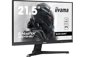 iiyama G-MASTER G2245HSU-B2 24' IPS-skärm, 1920 x 1080 Full HD, 100Hz, 1ms
