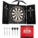 Hedef Dart Arc Dartboard Aydınlatma Sistemi Ev Dolabı Seti D&uuml;nya Şampiyonu Dartboard ve 2 Dart Seti i&ccedil;erir, Siyah, Standart B