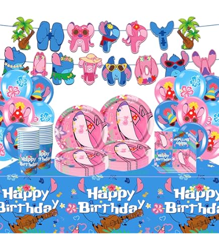 Set Stoviglie Compleanno Per Bambini - Tovaglia, Piatti, Bicchieri, Decorazioni A Tema Cartone Animato - Foto 4