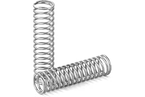 GUNGY Ressort de Compression 45mm Ressorts Compression en Acier Inoxydable Diamètre du Fil 1,2mm Diamètre Extérieur 12mm Force du ressort 1,8KG 10 Pièces