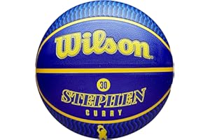 WILSON Ballon de basket d'extérieur NBA Player Icon – Taille 7-74,9 cm et taille mini