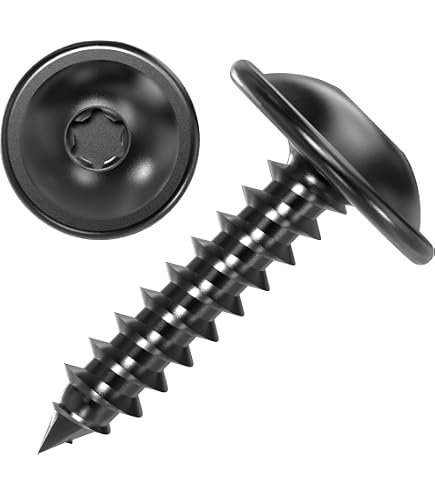 Tornillos Autorroscantes Torx M5 X 16 Mm WUNZILO – Pack 30 Uds Arandelas, Para Guardabarros Y Más