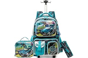 HTgroce Dziecięcy plecak szkolny tornister szkolny dla dziewcząt, plecak szkolny, plecak szkolny, walizka dziecięca, bagaż podróżny, wiele toreb