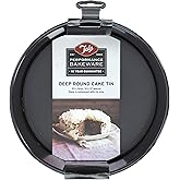 Tala Performance, Loose Base Round Deep Cake Tin, Professional Gauge Carbon Steel with Eclipse Non-Stick Coating, 21 cm Cake 