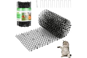 WUMEIJIAJU Cat Scat Mat, Cat Scat Spike Mat, Cat Scat Mat with Spikes 78x11.8inch Pet Deterrent Training Mats for Cat Dog Indoor & Outdoor Couch Porch Garden Fence - Keep Cat Away (Black)