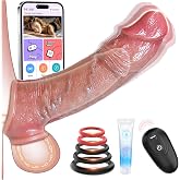 Juguetes Sexuales Er&oacute;ticos Hombres Fundas para Pene - Consolador Sexo Mujer Parejas Adultos Dildo Anillo Vibradorador con 10