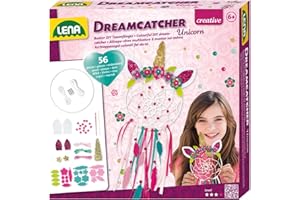Lena Atrapasueños Unicornio Artesanía Set por 6+ Años Niños