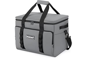 Hulongo Bolsa Térmica Impermeable de 30 L para Picnic, Camping, Viajes, Compras de Comestibles y Pesca