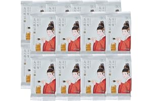 JEOLLANAMDO THE KITCHEN OF KOREA GIM SI WOL, pieczona przekąska z wodorostów, przekąska z wodorostów, chips z wodorostów, chrupiąca i pyszna 16 PACK