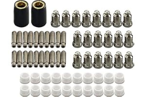 RIVERWELD SG-51 Electrode Plasma Buse 1,0mm 50Amp Fit CUT-50 CUT-60 Découpeur Plasma 62pcs