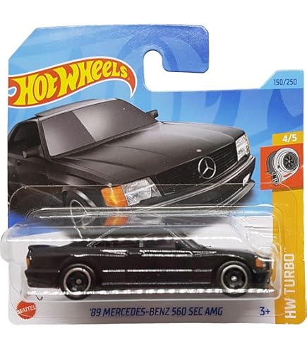Hot Wheels Fast And Furious Auto Mercedes Benz 500 SEL Modèle Die Cast Échelle 1:64 - Longueur 7cm - HRT94