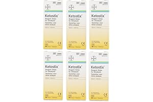 Bayer Ketostix Reagent Strips (Ketone) - 6 Pack