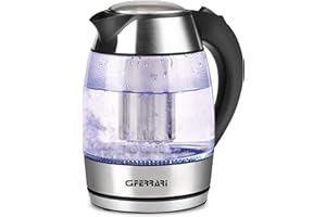 G3 Ferrari G1006600 czajnik i dzbanek do herbaty ze szkła, stali