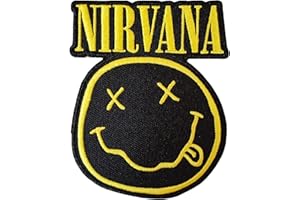 VALUE-MERCH Nirvana Smiley Face Cut Out Patch