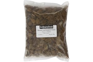 JustIngredients Essential Gousses Noires de Cardamome 250 g