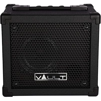 Vault Fury 15 Watt Digital Guitar Combo Amplifier with Effects and 36 pattern Drum Machine (15 Watt)