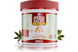 ‎MR. FUSS Mr. Fuss Pferdesalbe für Mensch extra stark wärmend mit Hanf | Formel 101 + 1 für Muskeln & Gelenke | Pferdebalsam mit 101 Essenzen aus dem Kräutergarten - 500 ML