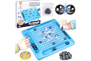 COLEESON Magnetisches Schachspiel, Schachbrett Magnetisch, Kluster Magnetspiel Puzzle Magnetic Schachspiel, Tragbares Schach Magnetisch Magnetisches Spiel für Kinder und Erwachsene - Spiel des Jahres 2024 (C)