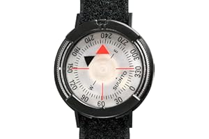 Suunto Boussole M-9 NH, Hémisphère Nord, avec Bracelet, SS004403001, Mixte Adulte, Noir, Taille unique