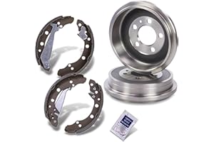 ‎ATEC GERMANY ATEC Germany Bremsensatz Hinterachse inkl. 2x Bremstrommel Hinterachse 4x Bremsbacken Hinterachse