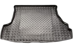 M MOTOS Tapis de coffre en PE pour Mazda 323 VI (BJ) 1998-2003 Rendez votre voyage plus confortable grâce à ce tapis de voiture durable - Tapis de coffre de voiture tout temps, protection contre les s