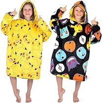 Sweat à Capuche Oversize Enfant Batman DC Comics - Pull Polaire Chaud Et Confortable Pour Garçon Et Fille