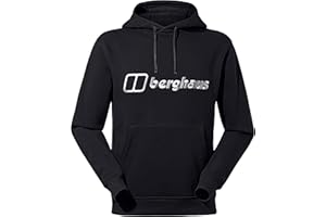 Berghaus Mens Logo Kangaroo Pocket Organic Cotton Pullover Hoody
