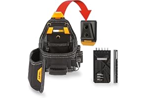 ToughBuilt TOU-CT-25X Maßband-/Werkzeug-/Messer-Tasche, Schwarz, standard