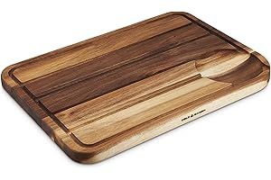 Cole & Mason Berden Carving Board, Meat Chopping Board/Cutting Board with Juice Groove, Acacia Wood, (L) 467 mm x (W) 347 mm x (D) 29 mm, Not Suitable for The Dishwasher