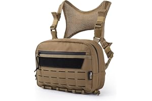 ‎MARDINGTOP Mardingtop Taktische Brusttasche Molle weste Pouch Chest Rig für Outdoor-Abenteuer, Radfahren