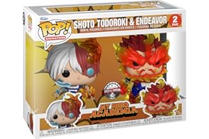 Funko Pop! 2-Pack Animation: My Hero Academia S9 - Shoto Todoroki & Endeavor (Special Edition) Vinyl Figure
