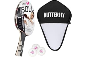 ‎BUTTERFLY Butterfly® Timo Boll Black 85030 Tischtennisschläger | Tischtennis Racket Bat Profi Wettkampfschläger für technisch fortgeschrittene Spieler | ITTF zertifizierter Wakaba Belag | anatomische Griffform