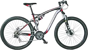 Girardengo Bicicletta MTB in Acciaio, con Sospensioni, Nero/Grigio :  Amazon.it