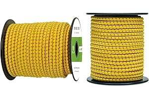 Abma Cord Corda Elastica Corda di Gomma Cavo Elastico Marino per Teloni, Tende e Bagagli - Ø 4mm, 5mm, 6mm, 8mm, 10mm - Multicolore
