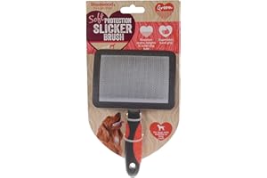 Rosewood Soft Protection Slicker Brush for Dogs, Large
