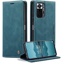 Mulbess Leder-Hülle Für Xiaomi Redmi Note 10 4G/10S – Klappcase Mit Kartenfach, Magnetverschluss & Ständerfunktion