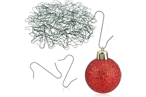 ‎COM-FOUR COM-FOUR® 150x Haken für Weihnachtsbaumschmuck - Schnellaufhänger Doppelhaken für Weihnachtsbaum-Deko - Christbaumkugel-Aufhänger, Baumhaken als Deko-Anhänger