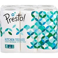 

Presto! 2 Ply Kitchen Tissue/Towel Paper Roll - 6 Rolls (60 Pulls Per Roll)

4.4 out of 5 stars 16,978

₹144.00 - ₹379.00
