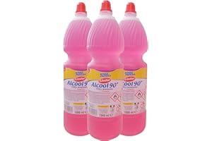 MAURY'S IL NUMERO UNO DEL RISPARMIO MAURY'S Lindor Alcohol Etilico Denaturado 90°, Productos de Limpieza, Alcohol de Limpieza de 1 litro