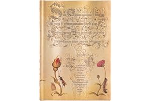 PAPERBLANKS Carnet à couverture rigide Rose Flamande - Midi - Non ligné - 144 p.