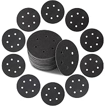 50 Dischi Abrasivi Speedwox Da 15,2 Cm - Grana Gialla, 6 Fori, Per Levigatrice Orbitale, Senza Polvere