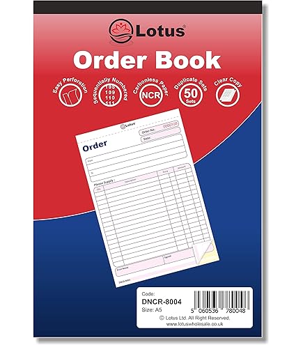Triplicate - 3 Business Sales Forms | Customizable Order Forms