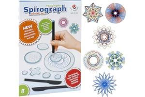 Gobesty Spirograph, Spirograph Deluxe Set con 28 Accesorios, Spirograph Art Design Set para Niños y Adultos