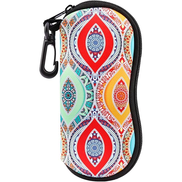 Custodia Porta Occhiali In Neoprene Morbido - Con Clip Da Cintura E Cerniera - Multiuso Per Occhiali E Accessori - Foto 8