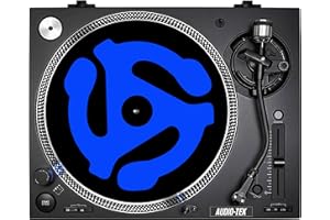 DAYTRIPPER Slimpmat 45 RPM Spacer Adapter DJ Blue Slipmats Turntable Decks Records Slipmat Slipmats Mat DJs Accessories Gift For Him Her (12")