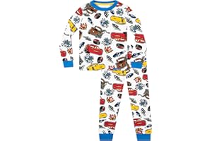 Disney Cars Piżama | Zygzak McQueen Piżama | Zestaw Piżam Dla Chłopców | Dopasowana Piżama Dla Dzieci