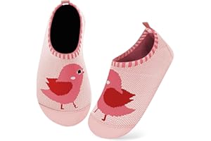 Kyopp Chaussons Enfant Garçon Respirant Pantoufles Filles Doux Antidérapant Chaussette Chaussures Unisexe